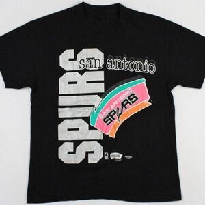 San Antonio Spurs Big Single Stitched 90S Shirt Gift Friend Family Coll